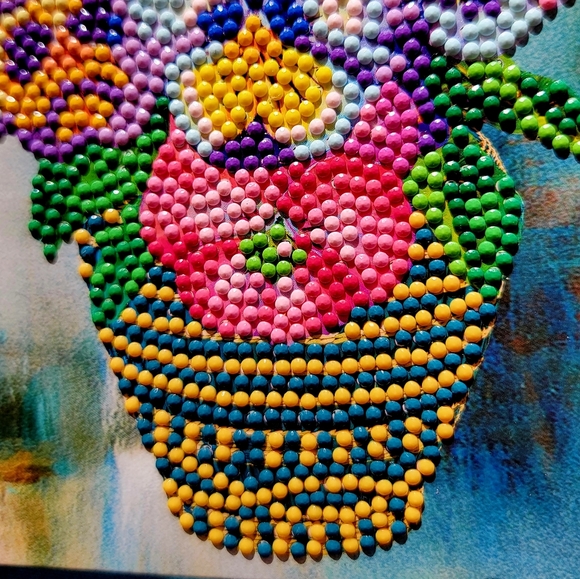 Summer Flower Vase Colorful Blank Greeting Card - Picture 4 of 4